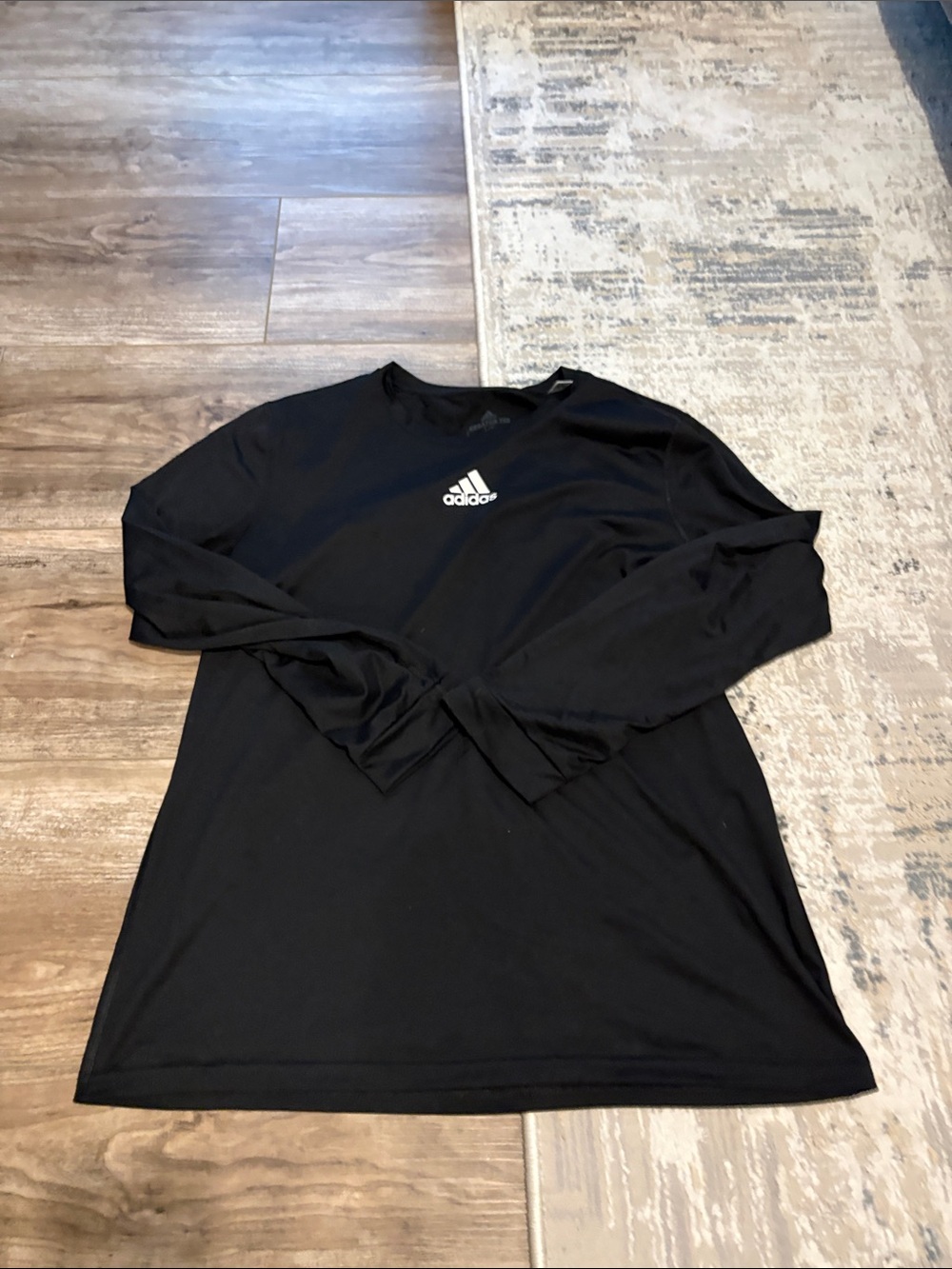 adidas Black Short Sleeve Women's Athletic Tee